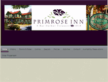 Tablet Screenshot of primroseinn.com